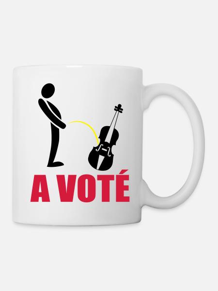 A voté - Mug blanc - blanc