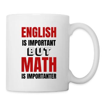 Math, professeur, mathématicien, math, étudiant, cadeau, idée - Mug blanc - blanc - Droite