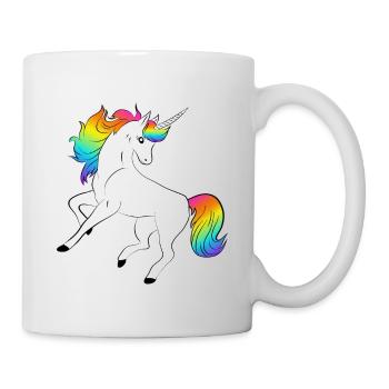 Einhorn - Tasse - Weiß - Rechts