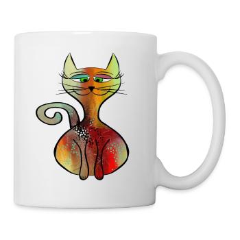 chat - Mug blanc - blanc - Droite