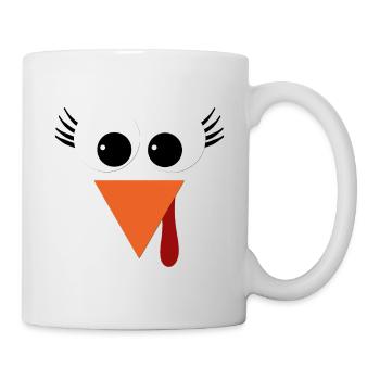 Huhn - Tasse - Weiß - Rechts