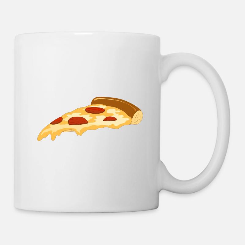 Pizza cheese life gift - Mug - white