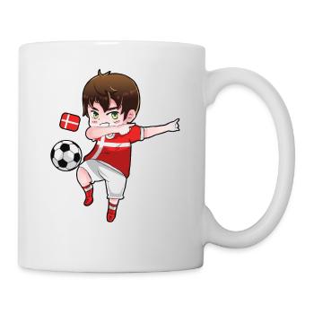 Denmark Dabbing Football Player Dab Gift - Mug - white - Right