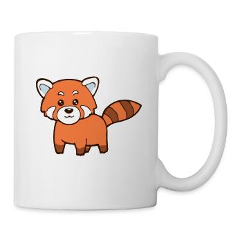 Baby Cat Bear Red Panda Red Panda - Mug - white - Right