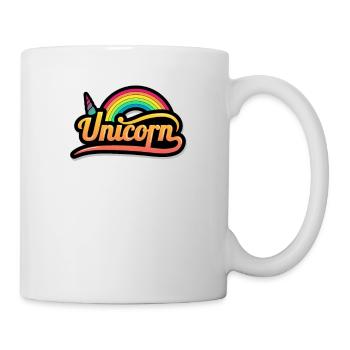 Einhorn Geschenk - Tasse - Weiß - Rechts