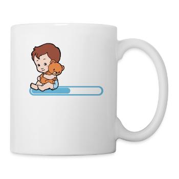 Bébé enceinte bébé ventre grossesse Parents - Mug blanc - blanc - Droite