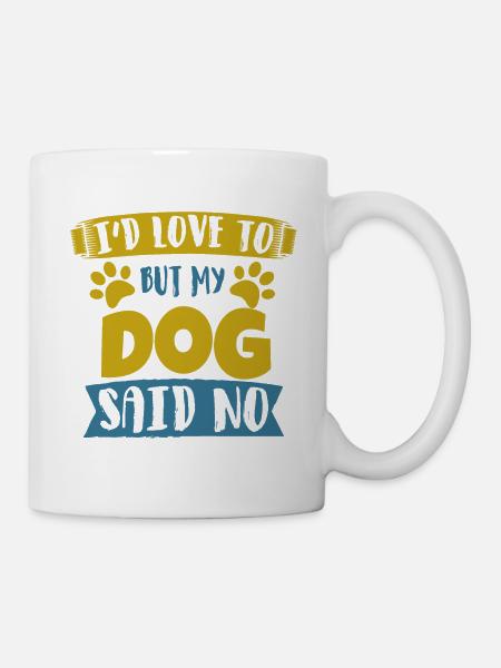 dog - Mug - white