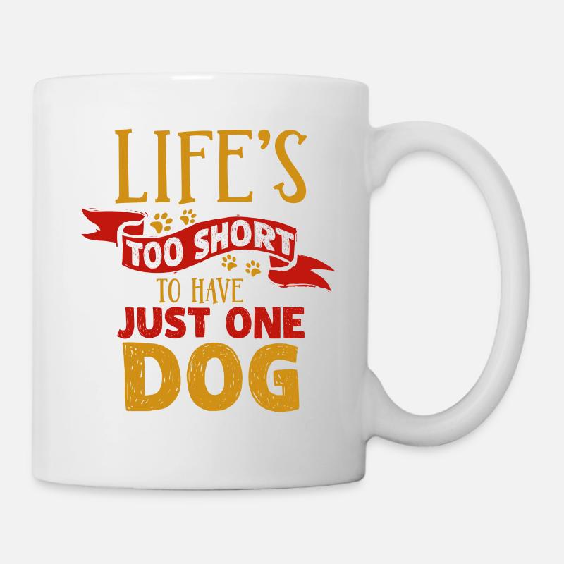 dog - Mug - white