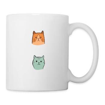 Crazy Cat Type Cat lover Cat Meow - Mug - white - Right