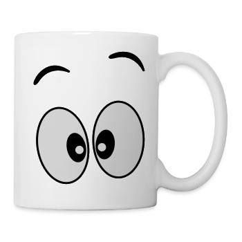 Eyes _ Gift idea - Mug - white - Right