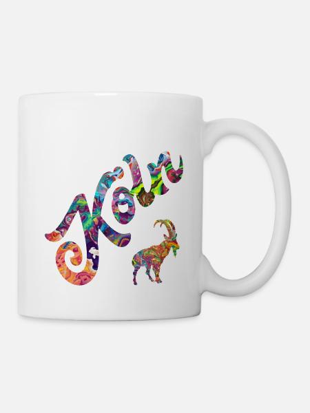 Geissbock Hennes Köln - Tasse - Weiß