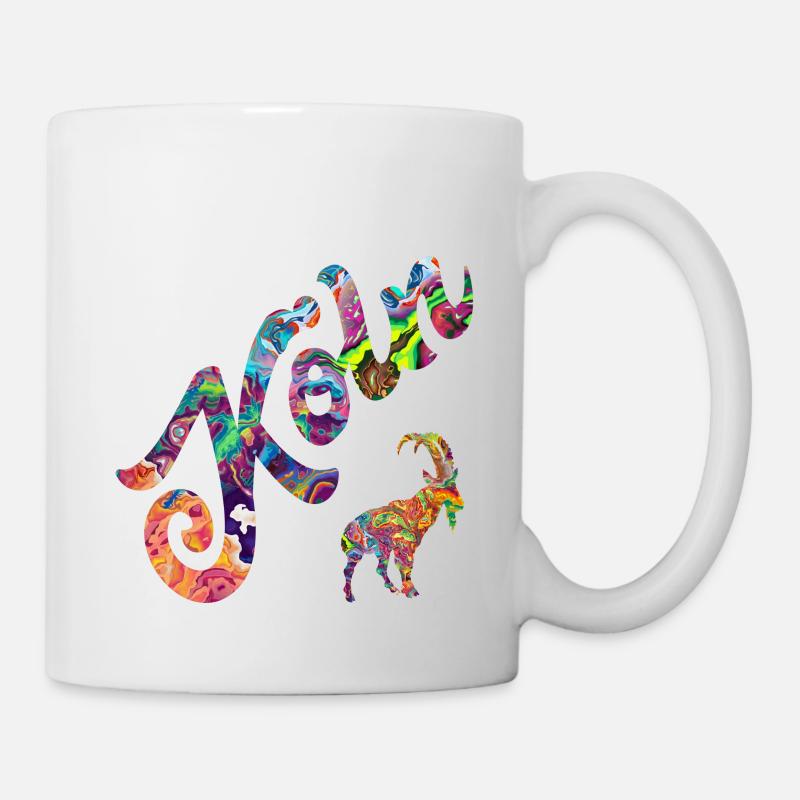 Geissbock Hennes Köln - Tasse - Weiß