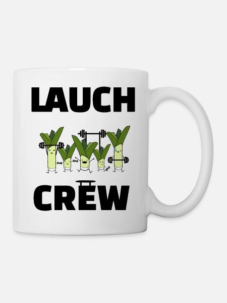 Lauch Crew Eine Gang aus Lauchs - Tasse - Weiß