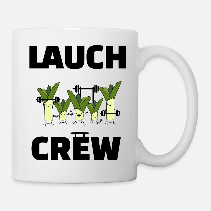 Lauch Crew Eine Gang aus Lauchs - Tasse - Weiß