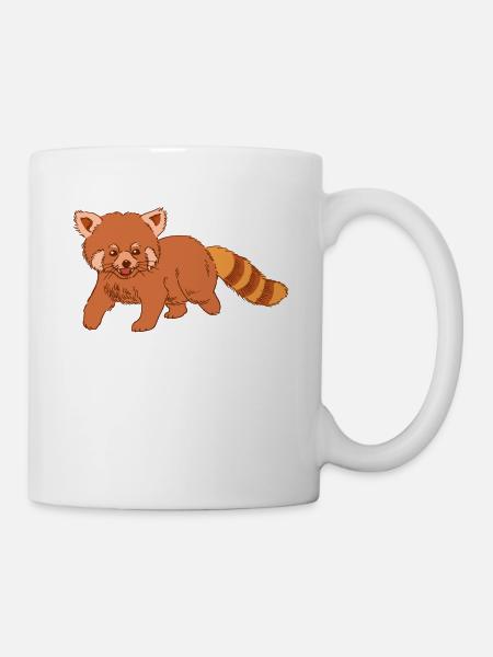 Sweet Cat Bear Red Panda Red Panda - Mug - white