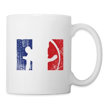 Frankreich Fußball Geschenkidee Mannschaft - Tasse - Weiß - Rechts