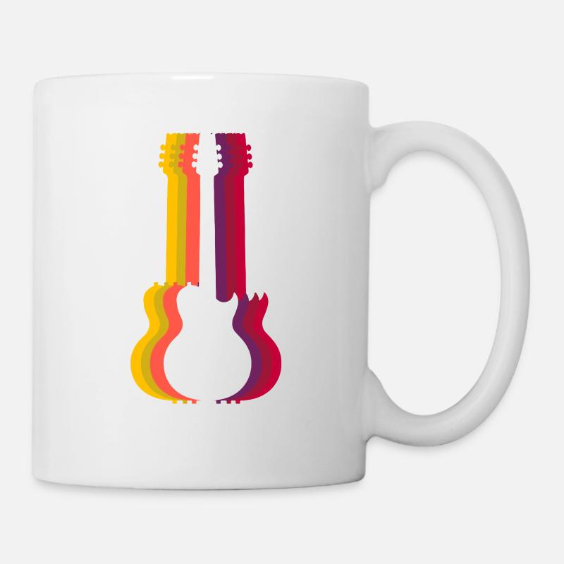 guitare - Mug blanc - blanc