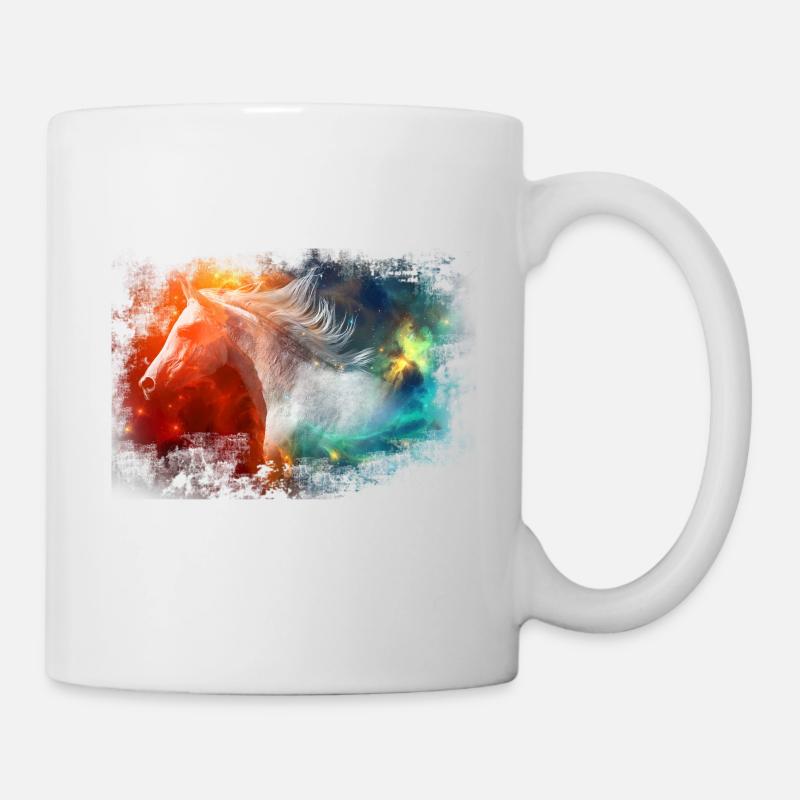 Cheval - Mug blanc - blanc