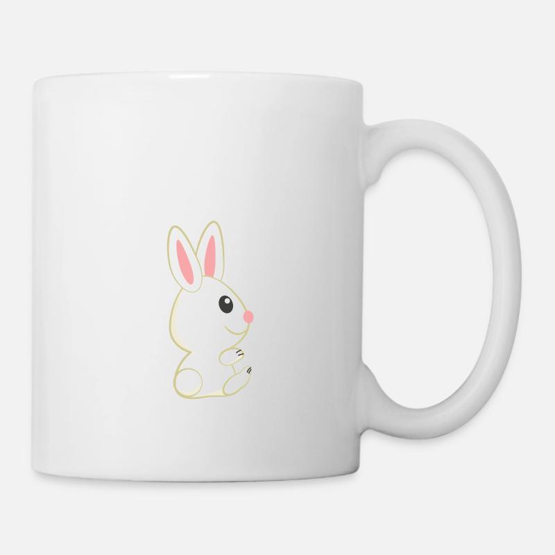 Rabbit - Rabbit - Rabbit owner - Cuddly rabbit - Mug - white