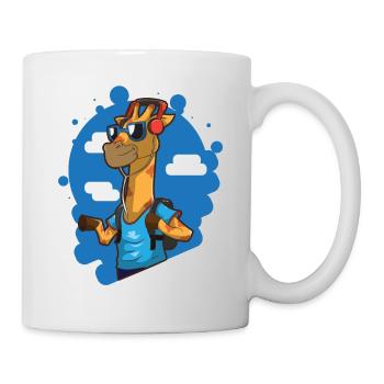 Giraffe - Tasse - Weiß - Rechts