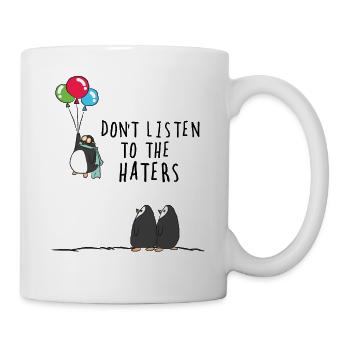 Haters - Tasse - Weiß - Rechts