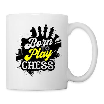 Né pour jouer aux échecs - Sport Gift - Mug blanc - blanc - Droite