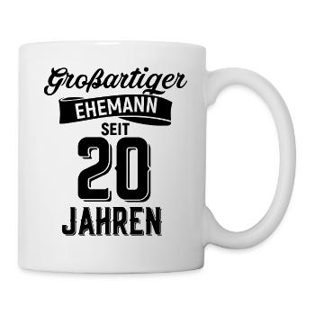 Ehemann Hochzeitstag - Tasse - Weiß - Rechts