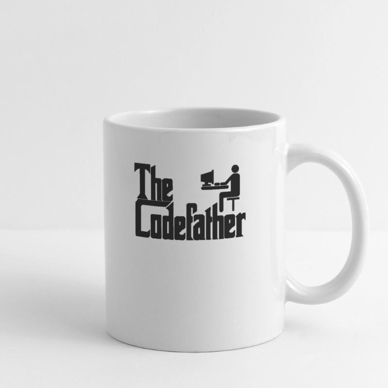 The Codefather Programmierer PC Coding Geschenk Tasse