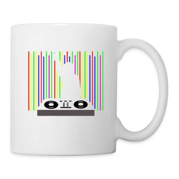Incroyable lumière de la musique DJ - Mug blanc - blanc - Droite