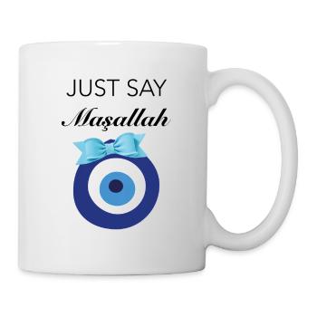 JUST SAY MASALLAH original - Mug - white - Right