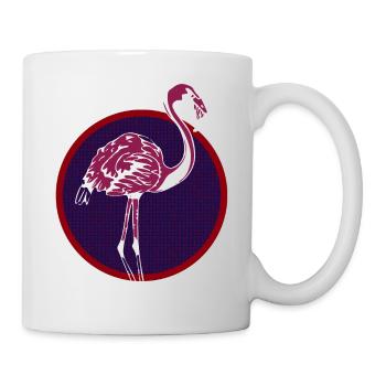 Red flamingo - Mug - white - Right