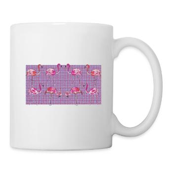 Flamingo group - Mug - white - Right