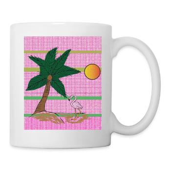 Island Flamingo - Mug - white - Right