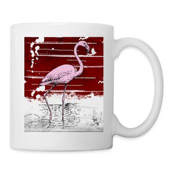 Pink flamingo - Mug - white - Right