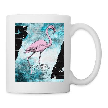 Pink flamingo - Mug - white - Right