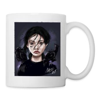Dark Like A Crow - Mug - white - Right