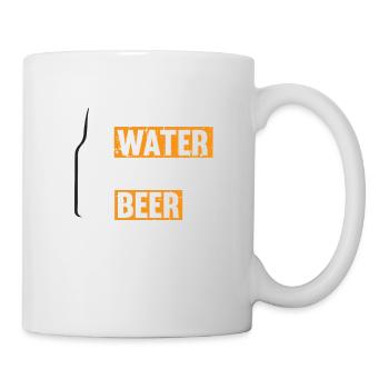 Save water drink beer - Saving water drink beer - Mug - white - Right