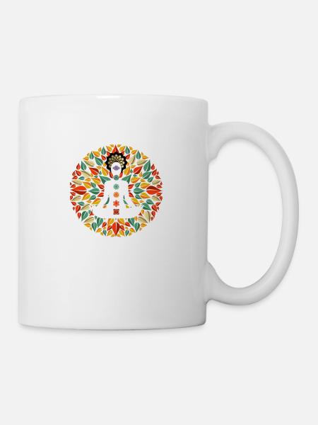 Yoga so I don't kill People T-Shirt lustig - Tasse - Weiß