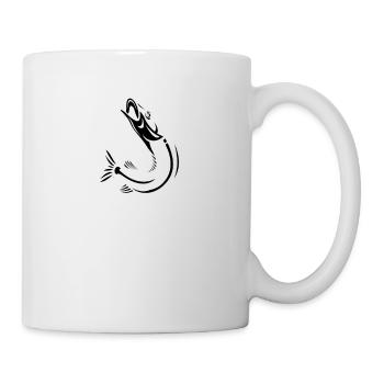 Fish fisherman fishing angler gift - Mug - white - Right