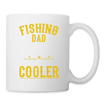 Pêche pêche drôle père cadeau anniversaire - Mug blanc - blanc - Droite