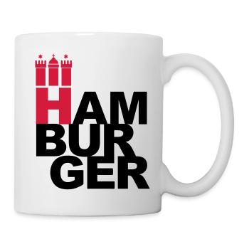 Manteau HAMBURGER 2c Hambourg des bras - Mug blanc - blanc - Droite