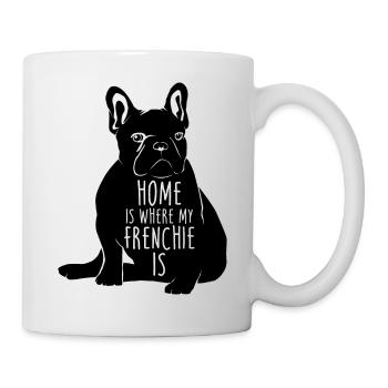 Bouledogue français - Mug blanc - blanc - Droite