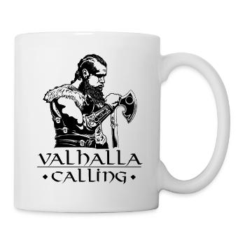 valhalla calling - Tasse - Weiß - Rechts