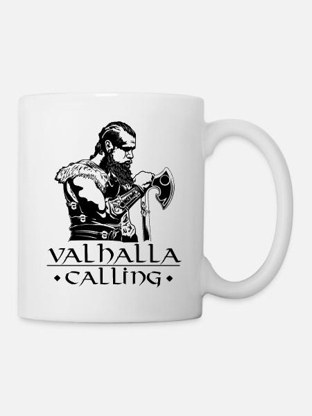 valhalla calling - Tasse - Weiß