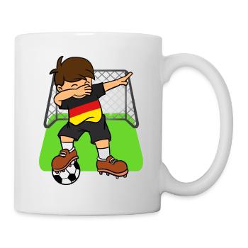 Allemagne Football Ball Dabbing Kid Football allemand - Mug blanc - blanc - Droite