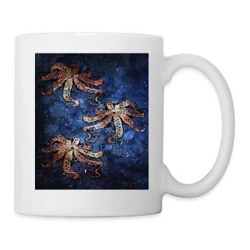Octopus Krake - Tasse - Weiß - Rechts