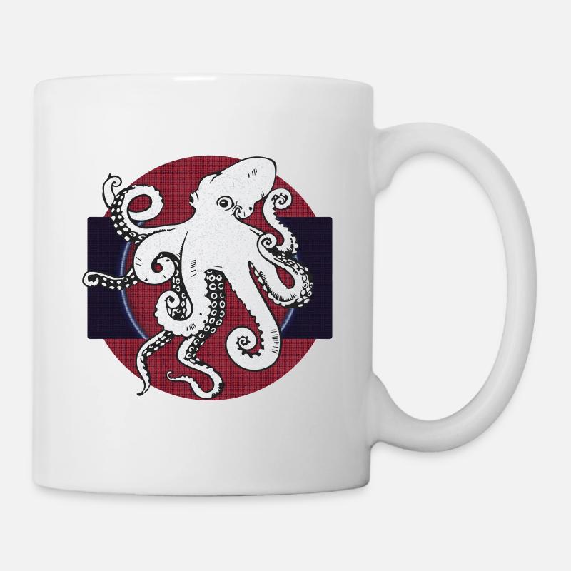 Freundlicher Octopus - Tasse - Weiß