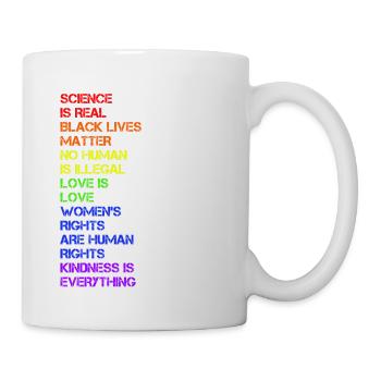 La science est réelle - LGBT - Mug blanc - blanc - Droite
