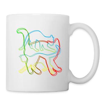 Chats, gueule de bois, chat, meow, cadeau, animal familier, kitty - Mug blanc - blanc - Droite