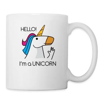 Unicorn hello unicorn Hello - Mug - white - Right